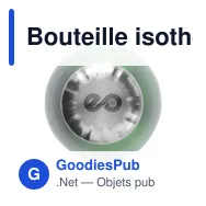 Bouteille isotherme personnalisable Topflask 500 ml avec logo - Miniature 8