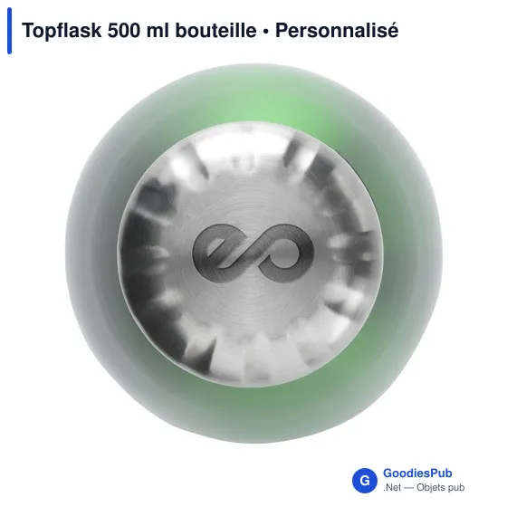 Bouteille isotherme personnalisable Topflask 500 ml avec logo - Image 8