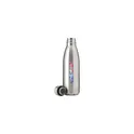 Variante argenté - Bouteille isotherme personnalisable Topflask 500 ml avec logo