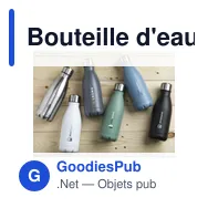 Bouteille d'eau personnalisable 500 ml en acier inoxydable - Topflaskavec logo - Miniature 2