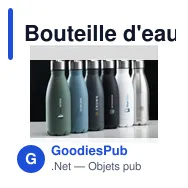 Bouteille d'eau personnalisable 500 ml en acier inoxydable - Topflaskavec logo - Miniature 3