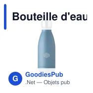 Bouteille d'eau personnalisable 500 ml en acier inoxydable - Topflaskavec logo - Miniature 6