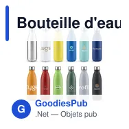 Bouteille d'eau personnalisable 750 ml en acier inoxydable - Topflaskavec logo - Miniature 12