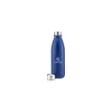 Variante bleu marine - Bouteille d'eau personnalisable 750 ml en acier inoxydable - Topflaskavec logo