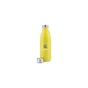 Variante jaune - Bouteille d'eau personnalisable 750 ml en acier inoxydable - Topflaskavec logo