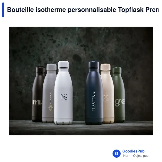 Bouteille isotherme personnalisable Topflask Premium RCS 500 ml avec logo - Image 4