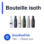 Bouteille isotherme personnalisable Topflask Premium RCS 500 ml avec logo - Miniature 7