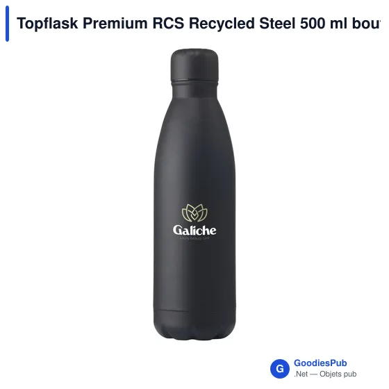 Bouteille isotherme personnalisable Topflask Premium RCS 500 ml avec logo - Image 8