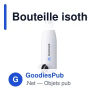 Bouteille isotherme personnalisable Topflask Premium RCS 500 ml avec logo - Miniature 9