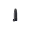 Variante noir - Bouteille isotherme personnalisable Topflask Premium RCS 500 ml avec logo