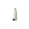 Variante beige - Bouteille isotherme personnalisable Topflask Premium RCS 500 ml avec logo