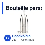 Bouteille personnalisable en acier inoxydable recyclé 500 ml - Topflask RCSavec logo - Miniature 11