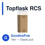 Bouteille personnalisable en acier inoxydable recyclé 500 ml - Topflask RCSavec logo - Miniature 7