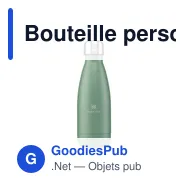 Bouteille personnalisable en acier inoxydable recyclé 500 ml - Topflask RCSavec logo - Miniature 10