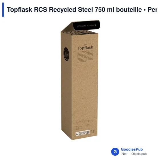Bouteille isotherme personnalisable Topflask RCS 750 ml avec logo - Image 2