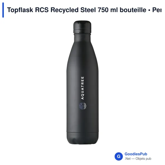 Bouteille isotherme personnalisable Topflask RCS 750 ml avec logo - Image 11
