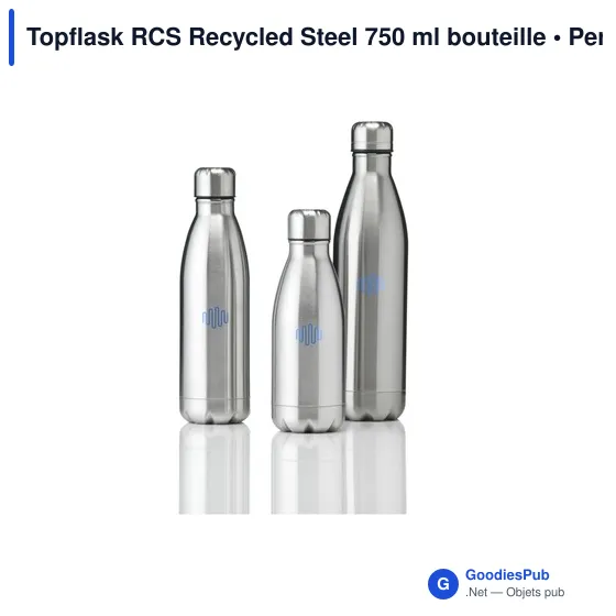 Bouteille isotherme personnalisable Topflask RCS 750 ml avec logo - Image 4