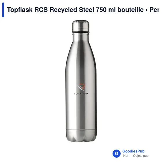 Bouteille isotherme personnalisable Topflask RCS 750 ml avec logo - Image 5