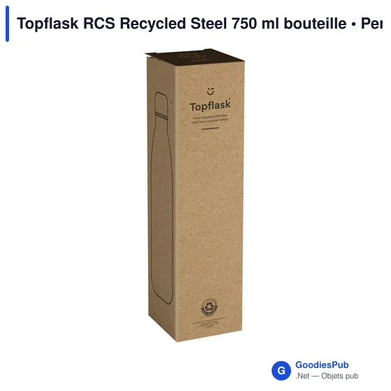 Bouteille isotherme personnalisable Topflask RCS 750 ml avec logo - Image 8