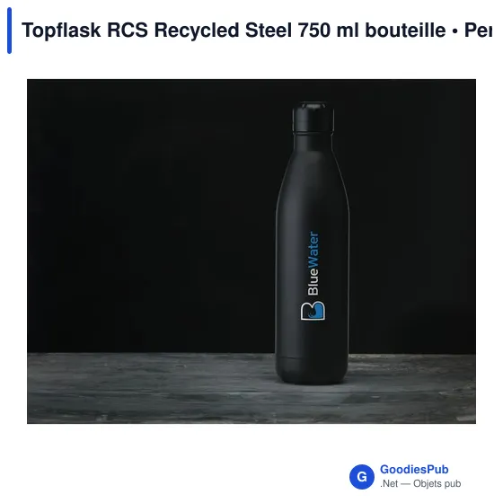Bouteille isotherme personnalisable Topflask RCS 750 ml avec logo - Image 10