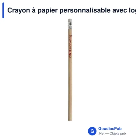 Crayon à papier personnalisable avec logo - Topic crayon