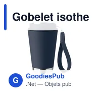Gobelet isotherme personnalisable TOPIZ avec logo - 300 ml - Miniature 1