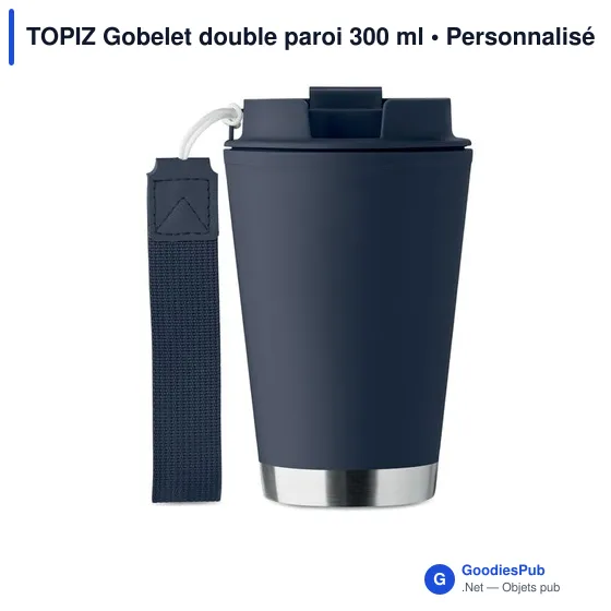 Gobelet isotherme personnalisable TOPIZ avec logo - 300 ml - Image 2