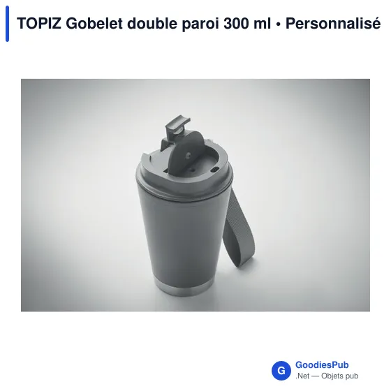 Gobelet isotherme personnalisable TOPIZ avec logo - 300 ml - Image 11