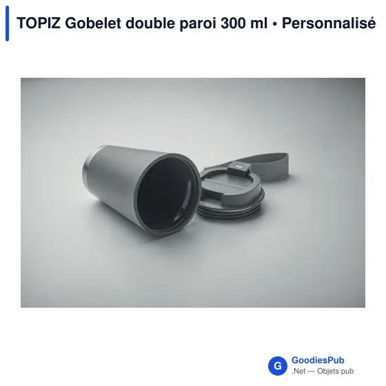 Gobelet isotherme personnalisable TOPIZ avec logo - 300 ml - Image 12