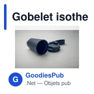 Gobelet isotherme personnalisable TOPIZ avec logo - 300 ml - Miniature 3