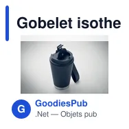 Gobelet isotherme personnalisable TOPIZ avec logo - 300 ml - Miniature 4