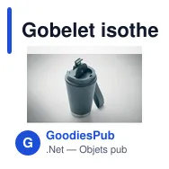Gobelet isotherme personnalisable TOPIZ avec logo - 300 ml - Miniature 7
