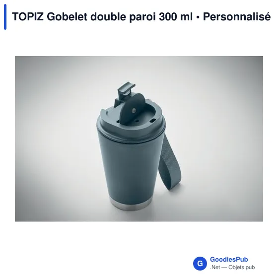 Gobelet isotherme personnalisable TOPIZ avec logo - 300 ml - Image 7