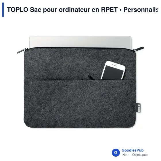 TOPLO Sac pour ordinateur en RPET - Image 2