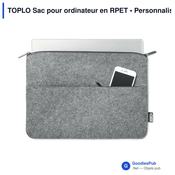 TOPLO Sac pour ordinateur en RPET - Image 5