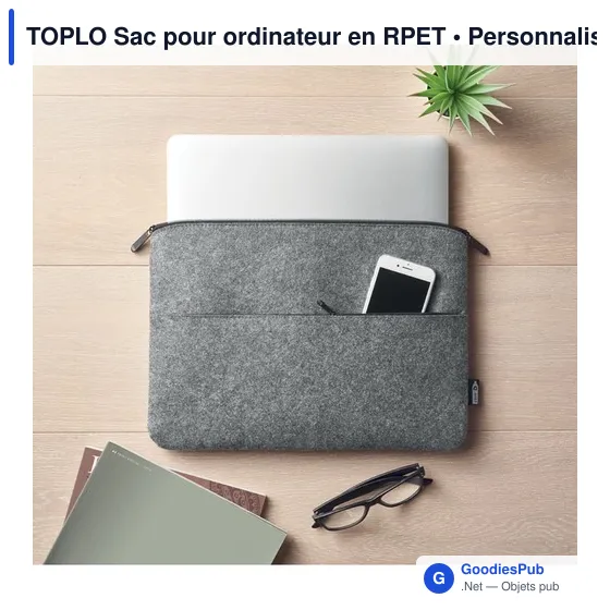 TOPLO Sac pour ordinateur en RPET - Image 8