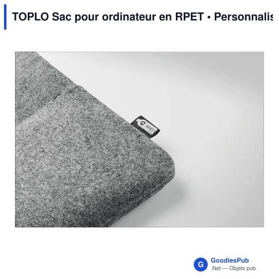TOPLO Sac pour ordinateur en RPET - Image 9