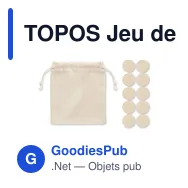 TOPOS Jeu de morpion en bois - Miniature 2