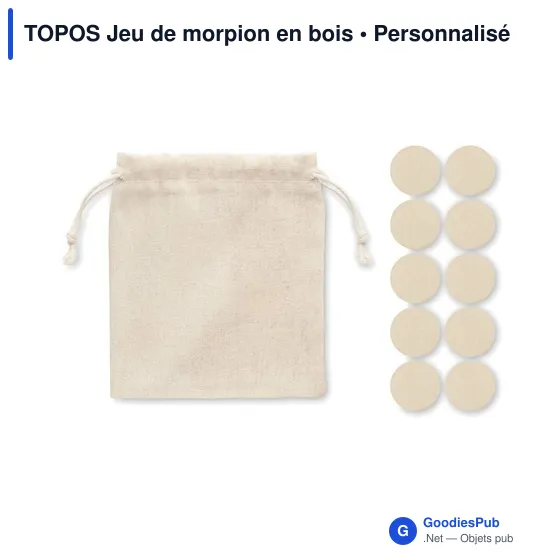 TOPOS Jeu de morpion en bois - Image 2