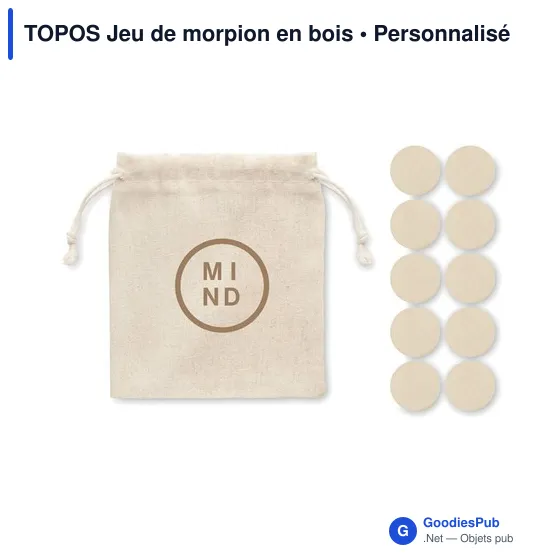 TOPOS Jeu de morpion en bois - Image 4