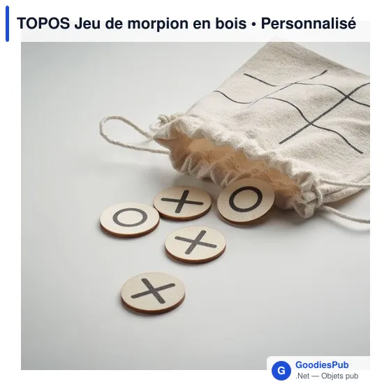 TOPOS Jeu de morpion en bois - Image 5