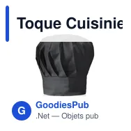 Toque Cuisinier Nilson - Miniature 2