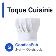 Toque Cuisinier Nilson - Miniature 3