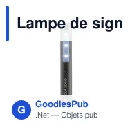 Lampe de signalisation personnalisable avec logo - Torche 3 LEDS Jolene - Miniature 6