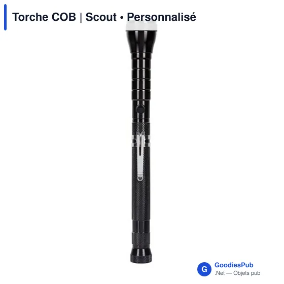 Lampe torche personnalisable Scout avec logo - Image 3
