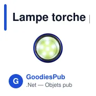 Lampe torche personnalisable Scout avec logo - Miniature 10