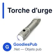 Lampe de poche d'urgence personnalisable avec logo | Malli - Miniature 1
