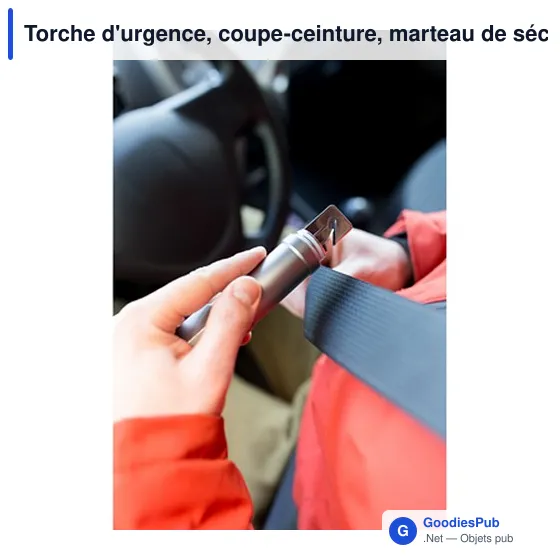 Lampe de poche d'urgence personnalisable avec logo | Malli - Image 2