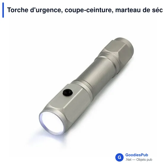 Lampe de poche d'urgence personnalisable avec logo | Malli - Image 3