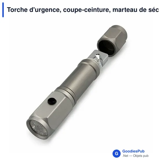 Lampe de poche d'urgence personnalisable avec logo | Malli - Image 5